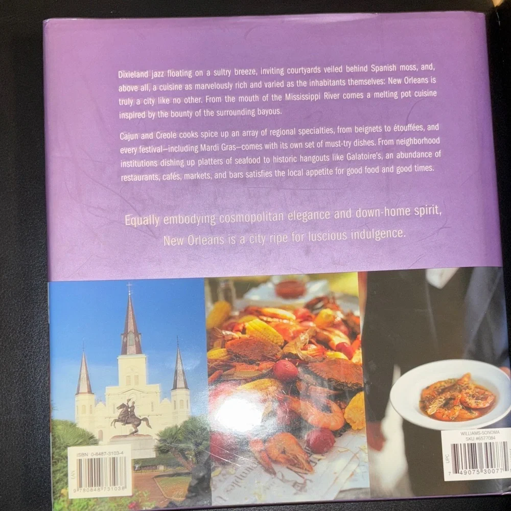 Williams Sonoma New Orleans Cookbook recipes over 175 pages